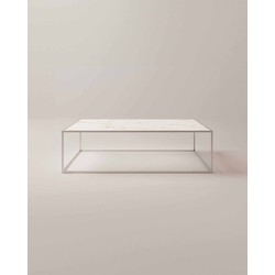 Lush Living Salontafel Lucid - Salontafel - Bijzettafel - Design meubel - Zilver - L -