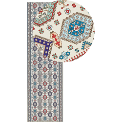 Beliani HACILAR - Laagpolig-Multicolor-Polyester