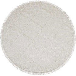 Unique Living Outdoor tafelkleed rond - lichtgrijs - D160 cm - Tafelzeilen