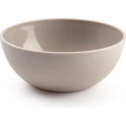 Plasticforte kommetjes/schaaltjes - kunststof - D12 x H5 cm - taupe - Kommetjes