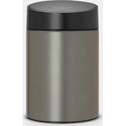 Slide Bin, 5 litre, Plastic Inner Bucket - Platinum