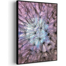 Muurwerken Akoestisch Schilderij - Paardenbloem pluis - Geluidsdempend Wandpaneel - Wanddecoratie - Geluidsisolatie - BASIC (AW 0.65) XL (86X120)