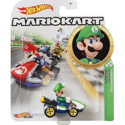 Hot Wheels Hot wheels super mario kart voertuig Luigi