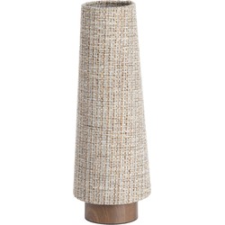 Light & Living - tafellamp - Howie - beige - textiel - schemerlamp - E27 - 1891482