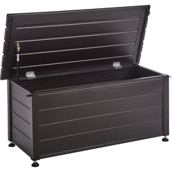 Beliani CAMPALTO - Kist-Bruin-Aluminium