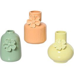 Een-bloemsvaas keramiek d8h12 cm a3