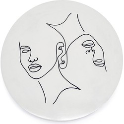 Furnilux - Wanddeco Abstract klein Clay - 45 x 45 x 2 cm