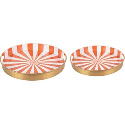 Schaal Candy Swirl - Oranje - Ø31cm