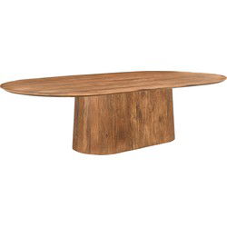 Livingfurn - Eetkamertafel Salvator 300cm - Mangohout