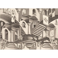 Puzzelman Puzzelman Hol en Bol - M.C. Escher (1000)