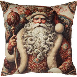 Clayre & Eef Kussenhoes 45x45 cm Beige Polyester