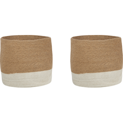 Beliani BULANIK - Mand-Beige-Jute