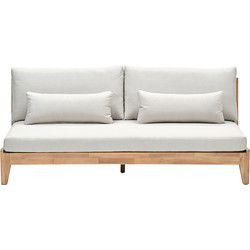 Kailua 2-zits bank acacia white wash/sahara sand