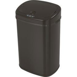 4cookz® Clever Square Prullenbak met Sensor 58 liter - Zwart