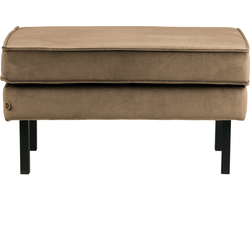 BePureHome Rodeo Hocker - Velvet - Taupe - 45x84x54