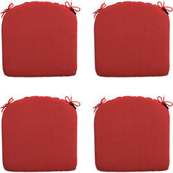 Madison -  Zitkussen Panama brick red - Ca. 46x48 cm - Set van 4