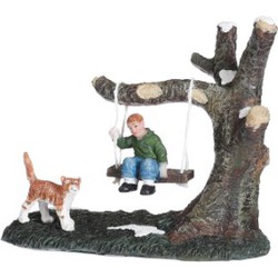 Frits on a swing - l10xb5xh8,5cm - Luville