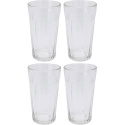 Excellent Houseware longdrinkglazen - 4x - 350 ml - drinkglazen - Longdrinkglazen
