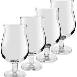 Royal Leerdam Speciaal bierglazen/tulpglazen - 12x stuks - 400 ml - Bierglazen