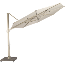 Vince parasol linen aluminium 350/8 taupe