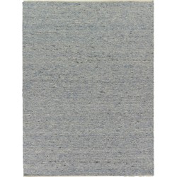 Wollen Vloerkleed Blauw Beige - Eslo - 200 x 300 cm - (L) - 100% Wol