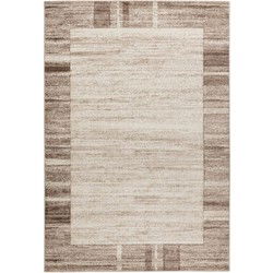 Trendy Home - Modern Vloerkleed - Abstract, Laagpolig, Hoge dichtheid, Soft Touch - Beige Creme- 120x170 CM