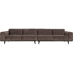 BePureHome Statement XL 4-Zits Bank - Rib - Taupe - 77x372x93