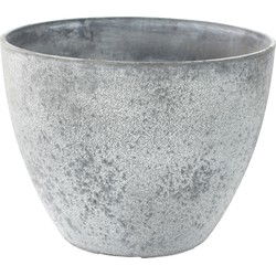 Ter Steege Plantenpot - betongrijs - kunststof - 29 x 22 cm - Plantenpotten