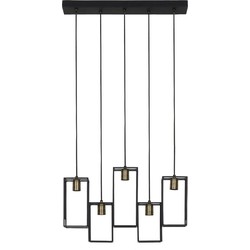 Hanglamp Marley - Zwart - 60x15x57cm - 5L