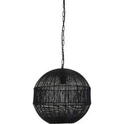 Light & Living - Hanglamp Pilka - 45x45x47 - Zwart