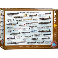 Eurographics Eurographics puzzel World War II Aircraft - 1000 stukjes