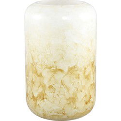 PTMD Urish Vaas - 15 x 15 x 24,5 cm  - Glas - Geel