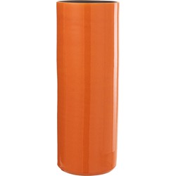 J-line - Vaas Flek Keramiek Oranje Large - 18x47.5x47.5cm