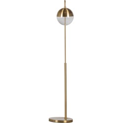 BePureHome Globular Staande Lamp - Metaal - Antique Brass - 143x31x30