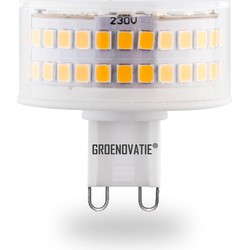 Groenovatie G9 LED Lamp 6W Rond Warm Wit