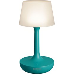 Sompex tafellamp Ginn | Turquoise| Oplaadbaar| RGB verlichting | Spatwaterdicht