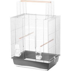 Interzoo vogelkooi Big Ara zilver/grijs