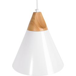 Beliani ALBANO - Hanglamp-Wit-Aluminium