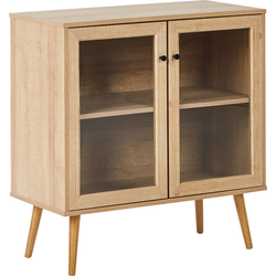 ALBANY - Sideboard met 2 deuren - Lichthout - Vezelplaat