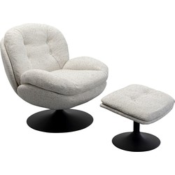 Draaifauteuil + kruk Standford