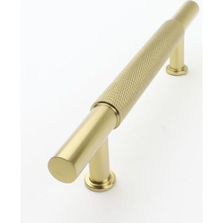 Deurgreep Savi - messing - 96 mm - Modern - Handgreep - Kastgreep - Ladegreep
