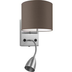 wandlamp read bling Ø 20 cm - taupe