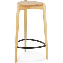 Halfhoge snackkruk TIARA 42x42x65 cm Beige