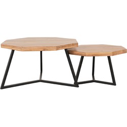 Salontafel Set Figure 70x70x40 cm