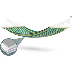 Feel Furniture - Hangmat met houtbar en vulling - Forest - 200cmx150cm