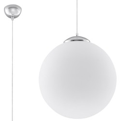 Minimalistische hanglamp Fjeld Wit