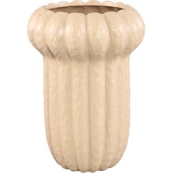 PTMD Vaas Samaran - 23x23x33 cm - Keramiek - Creme