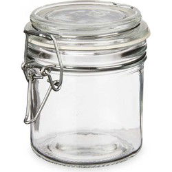 Vivalto Voorraadpotten/bewaarpotten - Tarro - 250 ml - glas - beugelsluiting - D11 x H10 cm - Voorraadpot