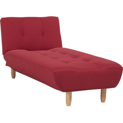 ALSTEN - Chaise longue - Rood - Symmetrisch - Polyester