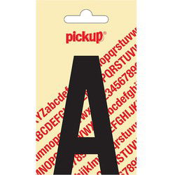 Plakletter Nobel 90 mm zwart A